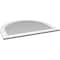 Ekena Millwork Round Top Surface Mount PVC Gable Vent: Non-Functional, w/ 3-1/2"W x 1"P Standard Frame, 42"W x 34"H GVPRT42X3401SN - alternate 2